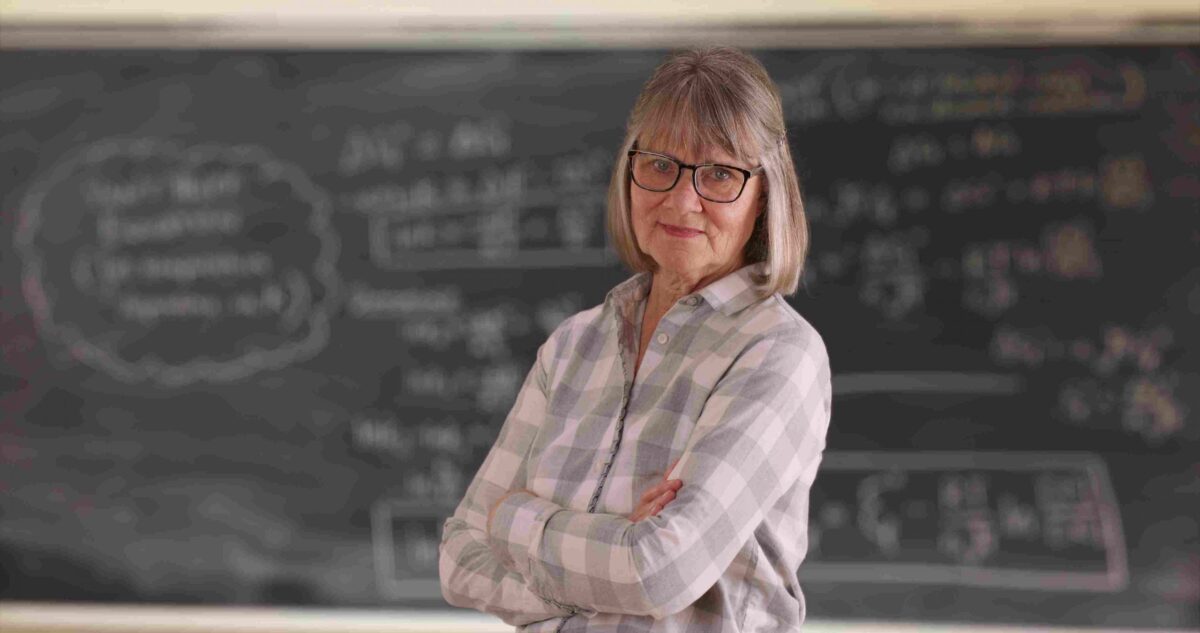 ältere Lehrerin