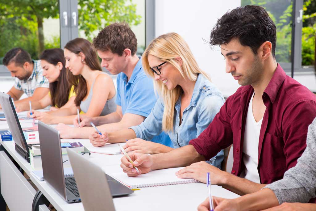 Studentengruppen Menschen Uni Schler