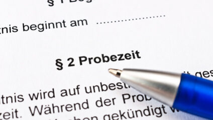 Arbeitsvertrag Probezeit