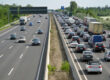 Autos kurz vor einer Ländergrenze