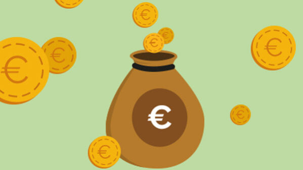 Beutel voller Geld;